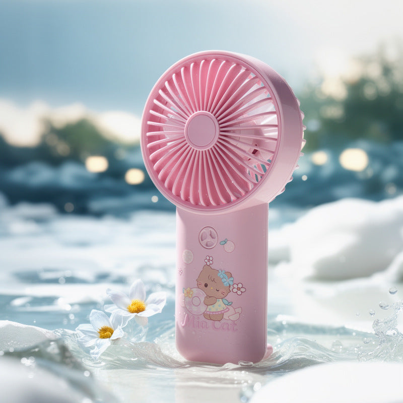 Ladies portable handheld fan with cute design Kalsten