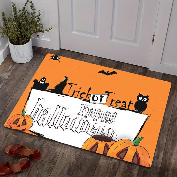 Halloween-Themed Decorative Doormat