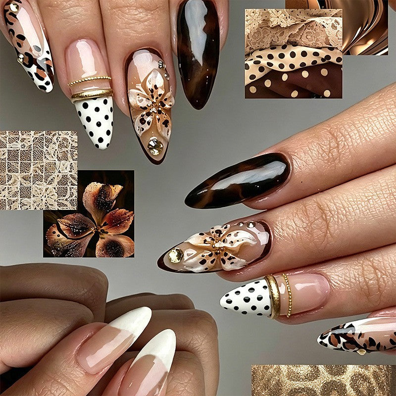 Elegant and Artistic Press-On Nail Design Kit Kalsten
