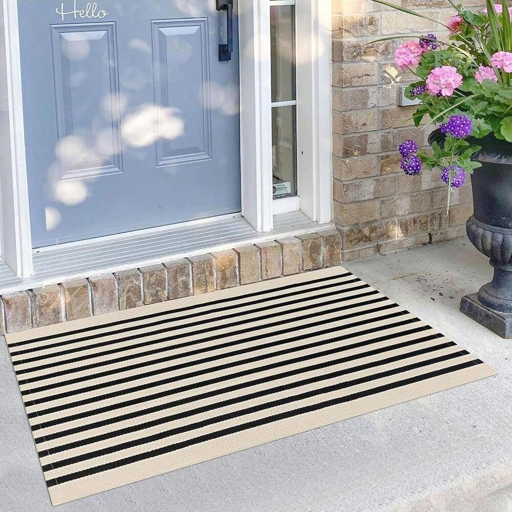Striped Outdoor Entry Mat
