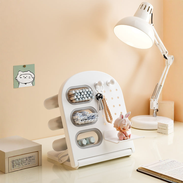 Multi-Functional Desktop Organizer with Adjustable Slots Kalsten