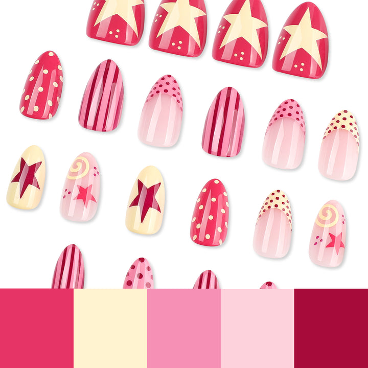 Creative and colorful nail art Kalsten