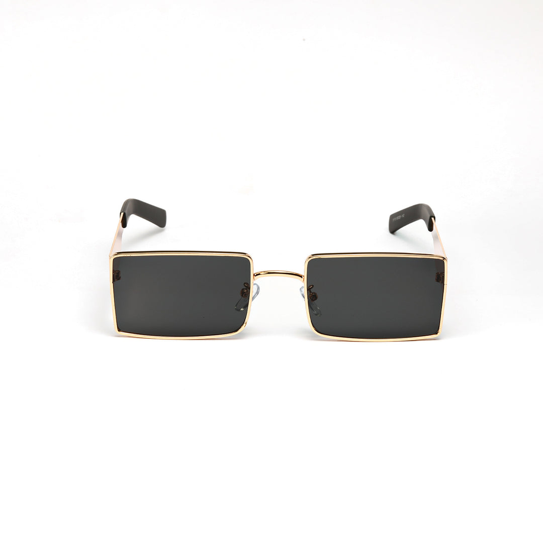 Ladies stylish rectangular sunglasses with modern metal frame Kalsten