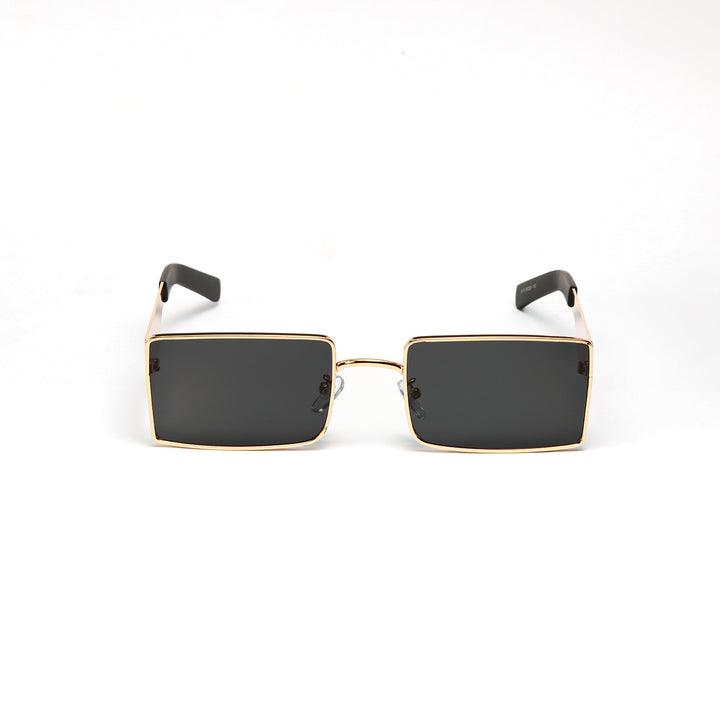 Ladies stylish rectangular sunglasses with modern metal frame Kalsten