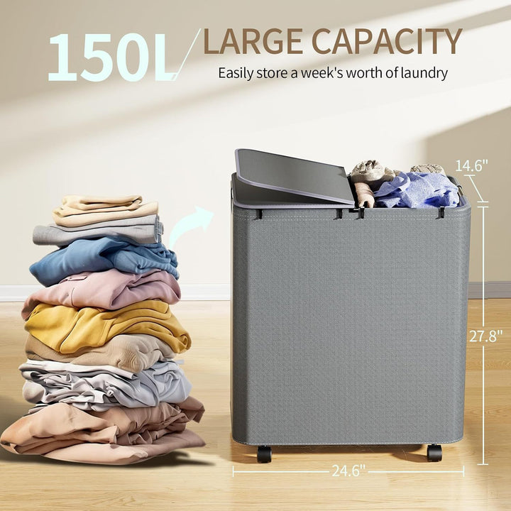 Laundry basket with large volume Kalsten