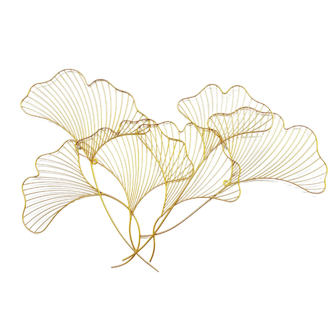 Decorative Metal Ginkgo Leaf Wall Art Kalsten