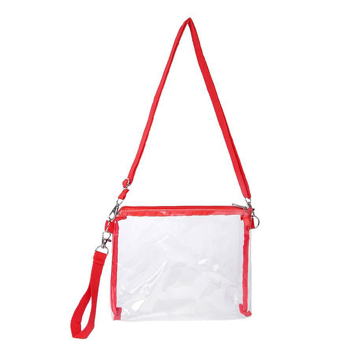 Transparent shoulder bag with adjustable shoulder strap Kalsten