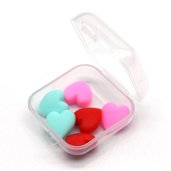 Heart-Shaped Silicone Keychain Holders Kalsten
