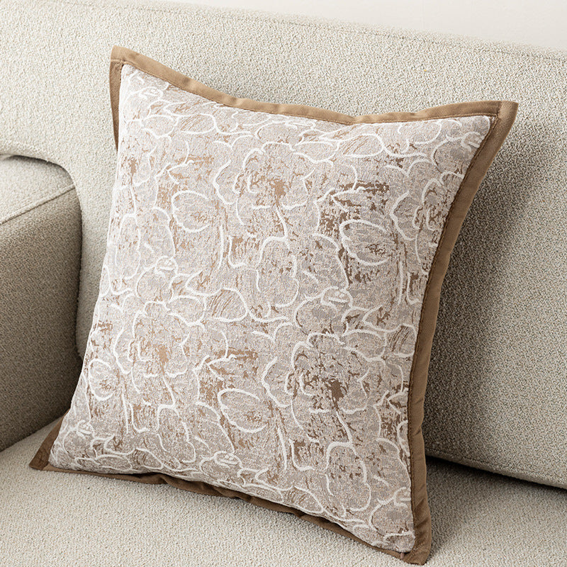 Floral Textured Decorative Pillow