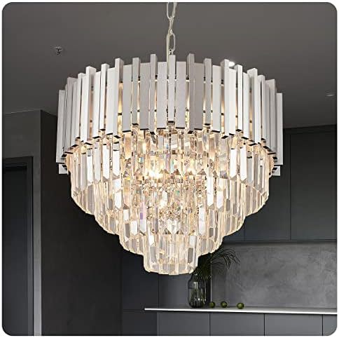Contemporary Crystal Chandelier