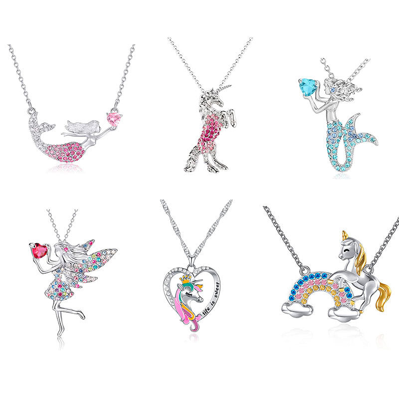 Playful Cat-Themed Jewelry Pendant Necklace Kalsten