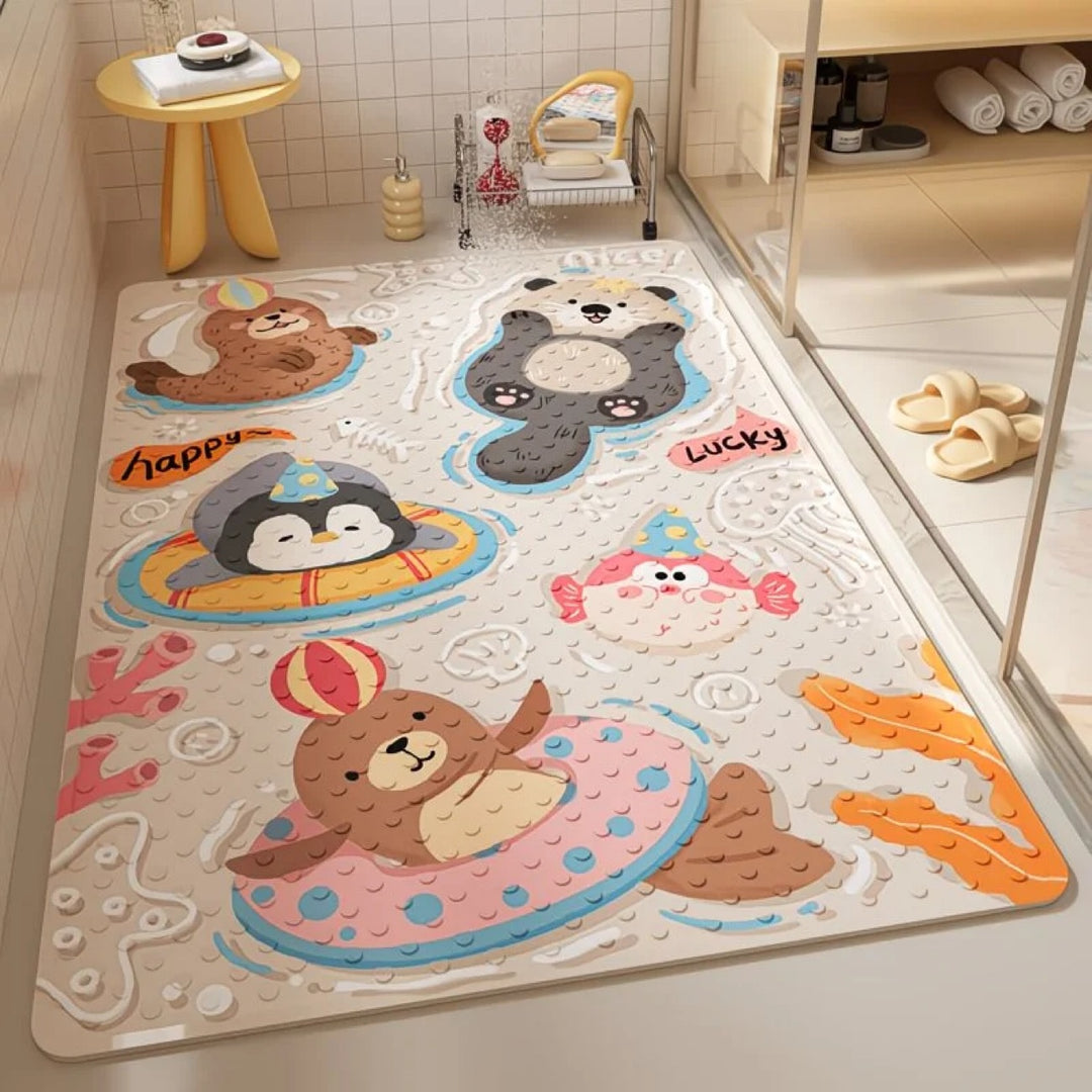 Cartoon-Themed Anti-Slip Bath Mat Kalsten