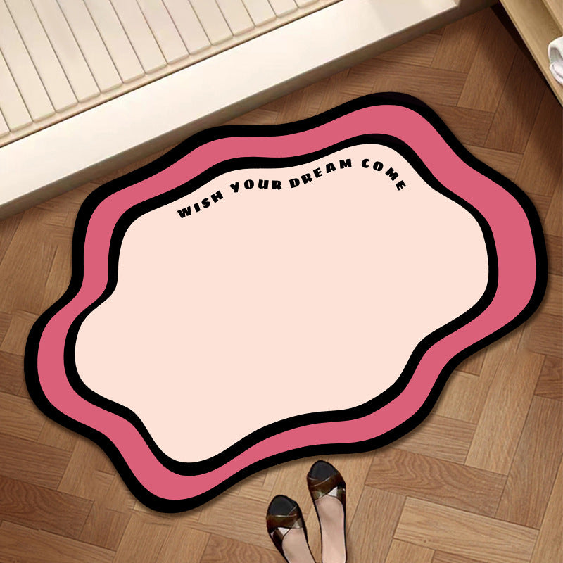Whimsical Cloud-Shaped Bath Mat