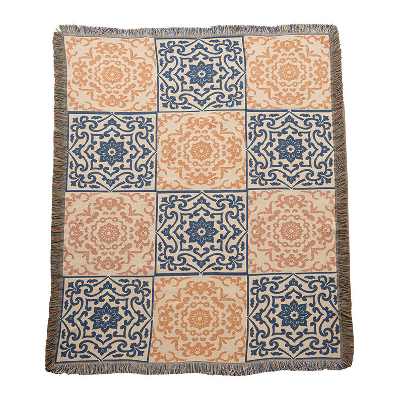 Artistic Cityscape Throw Blanket