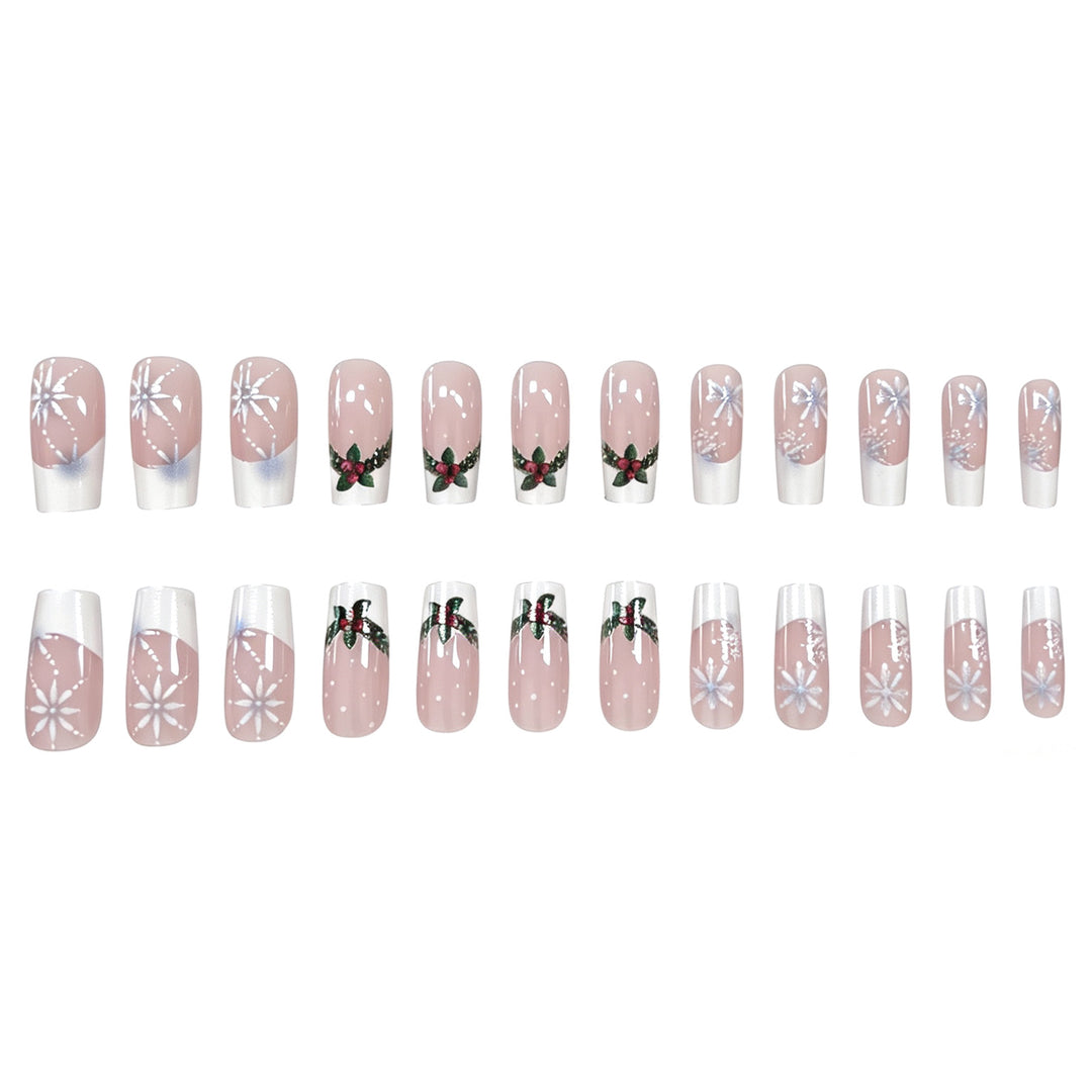 Christmas-Themed Artistic Nail Enhancements Kalsten