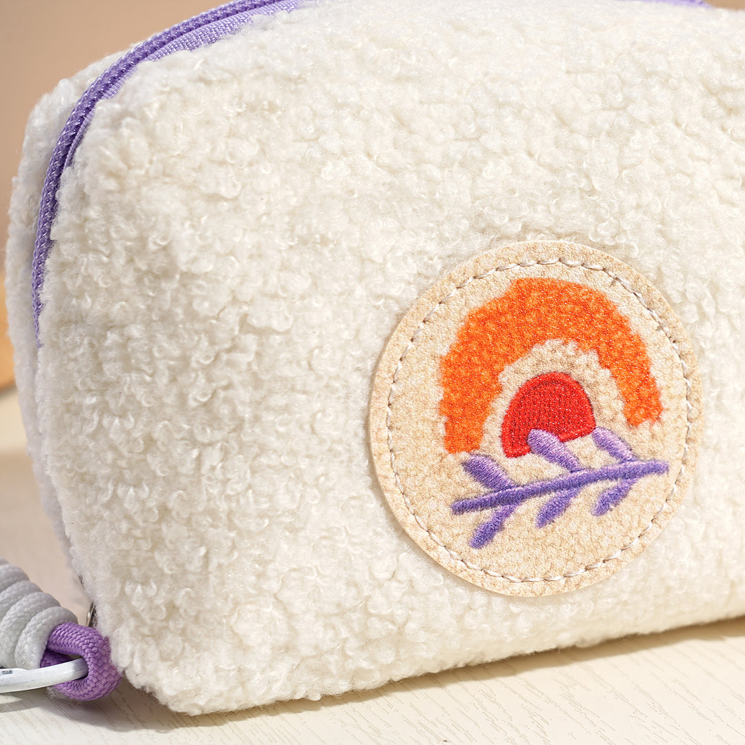 Fuzzy Cosmetic Pouch