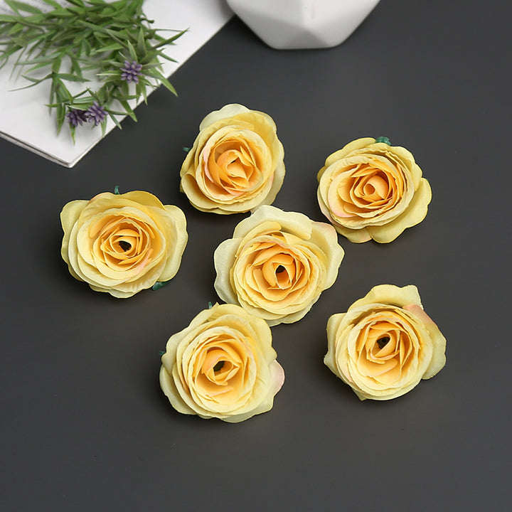Realistic Artificial Rose Brooch