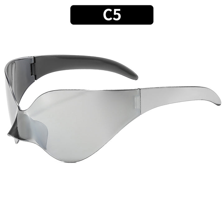 Futuristic Shield Style Sunglasses