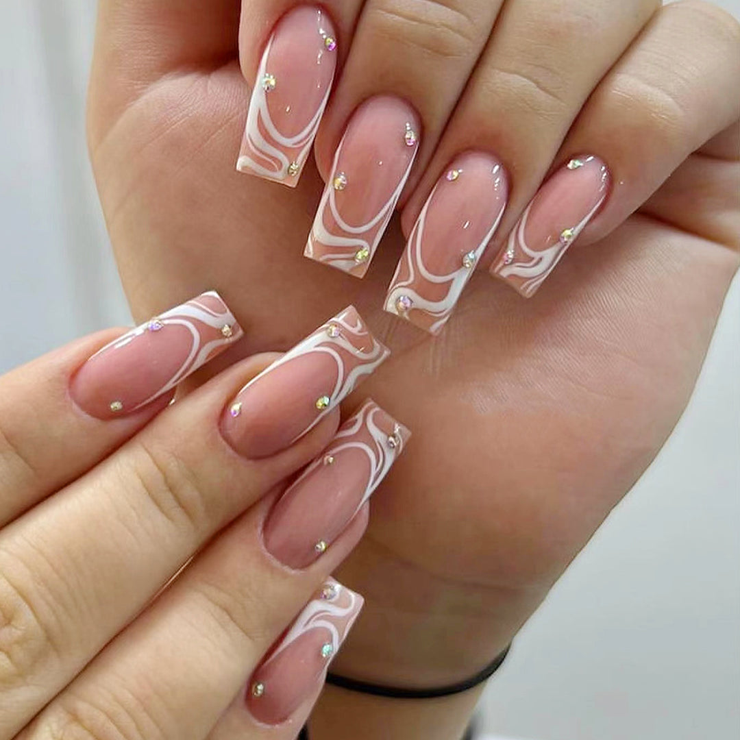 Artistic nails with elegant design Kalsten
