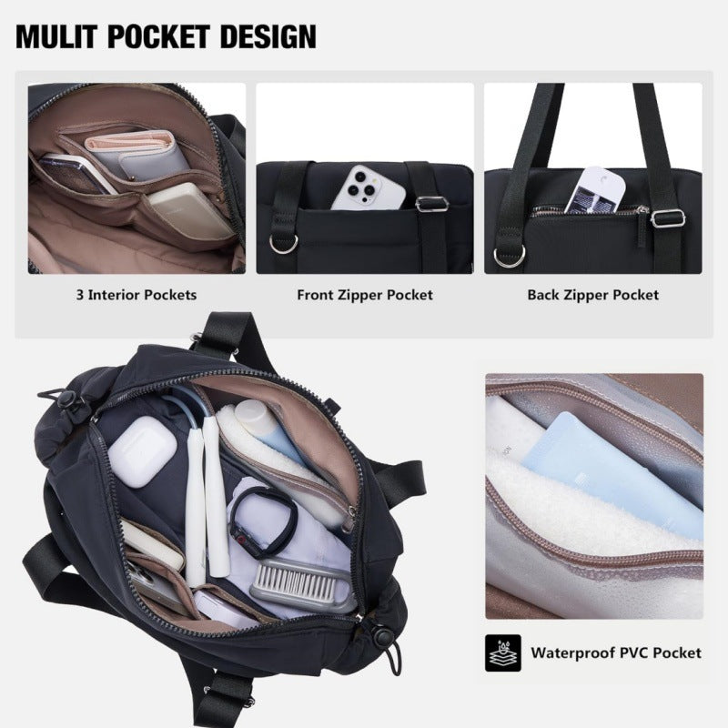 Multifunctional Shoulder Bag with Removable Organizer Kalsten