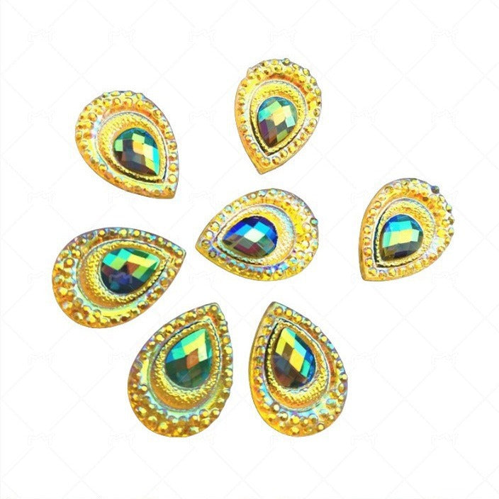 Glittering drop appliqués Kalsten