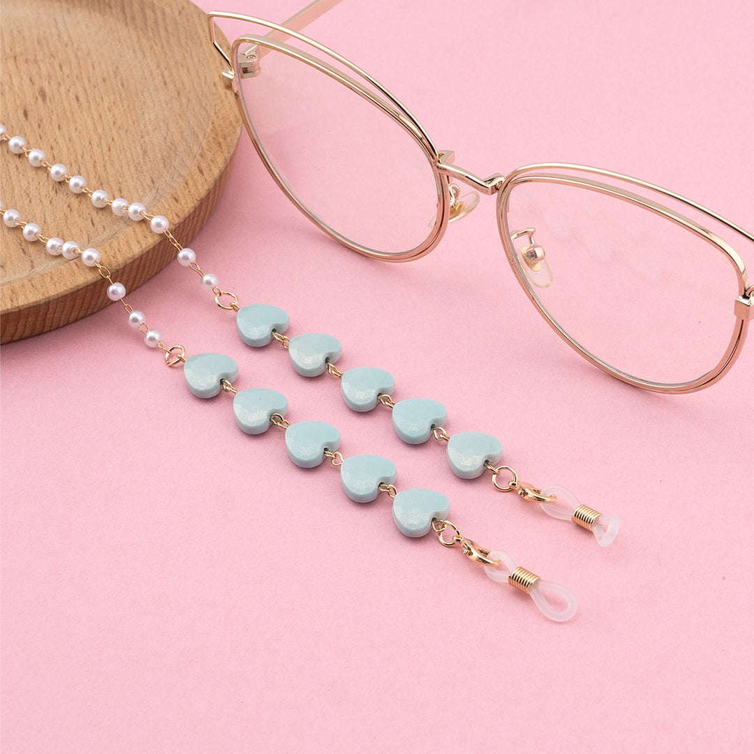 Decorative Heart-Shaped Eyewear Chain Kalsten