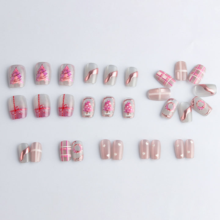 Decorative Holiday-Themed Press-On Nail Set Kalsten
