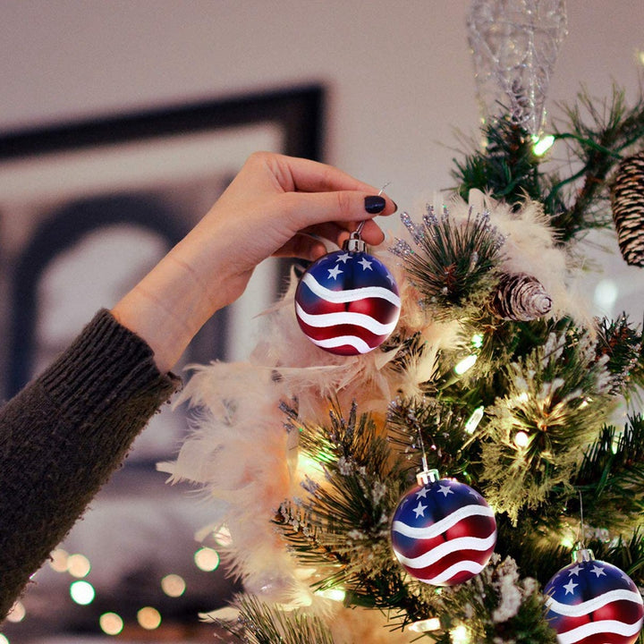 Decorative Patriotic Holiday Baubles Kalsten