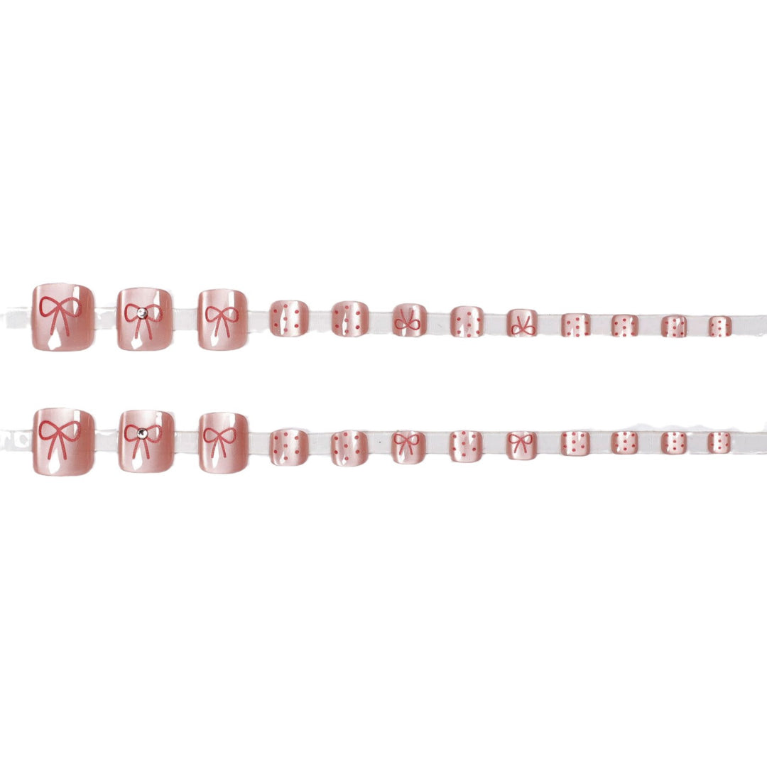 Decorative Press-On Toe Nail Art Kalsten