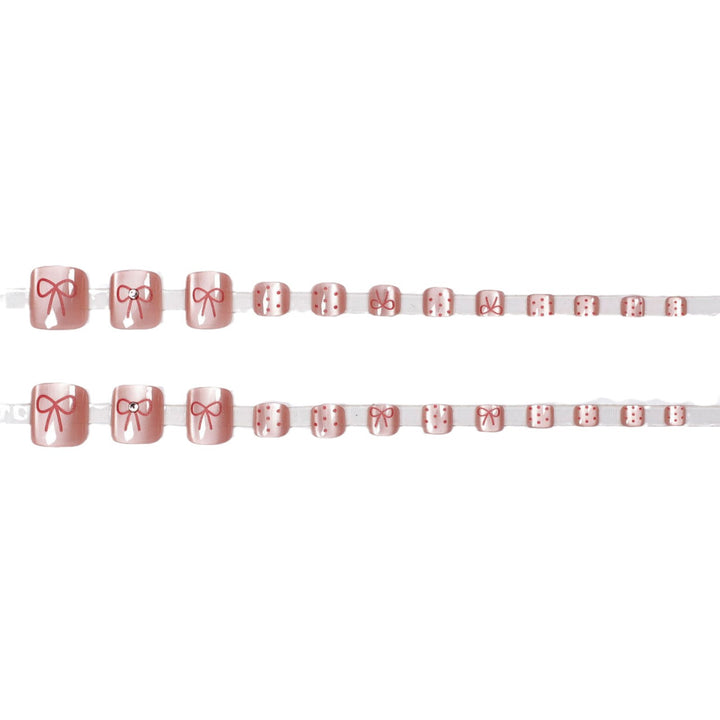 Decorative Press-On Toe Nail Art Kalsten
