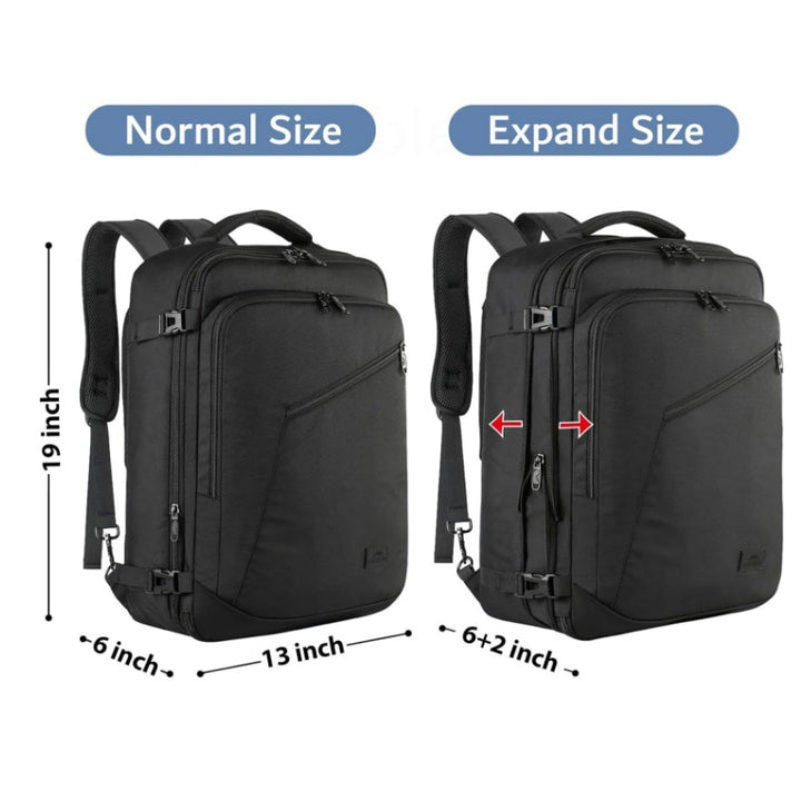 Multifunctional travel backpack with integrated storage compartments and ergonomic design Kalsten