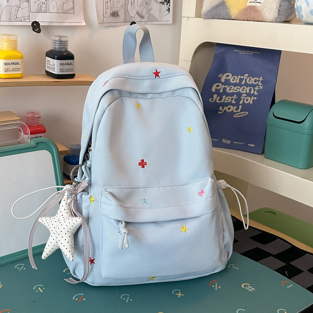 Casual Embroidered Star Backpack Kalsten