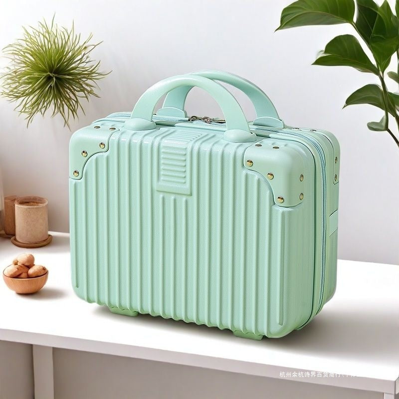 Hard-shell carry-on suitcase with secure lock and innovative design Kalsten