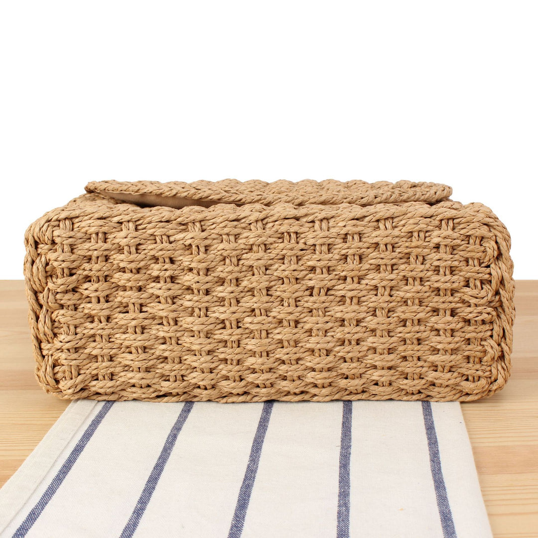 Shoulder bag in handcrafted woven style Kalsten