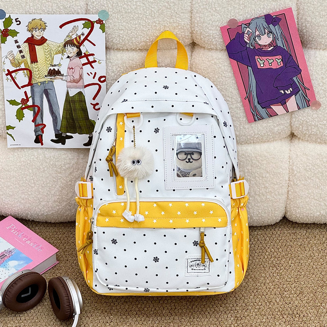 Cute Illustrated Character Backpack
