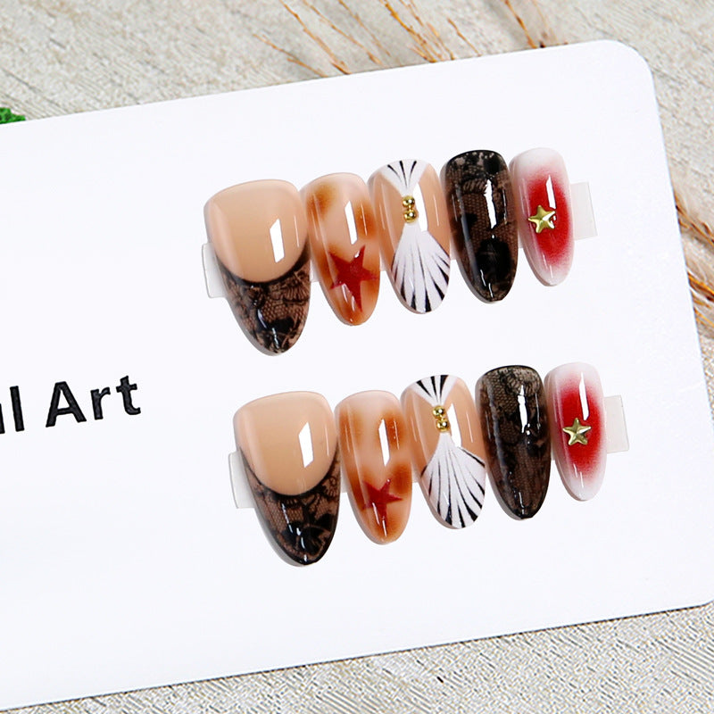 Artful Nail Tips with Glamorous Design Kalsten