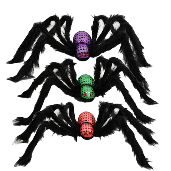 Halloween-Themed Decorative Spooky Spider Figurines Kalsten
