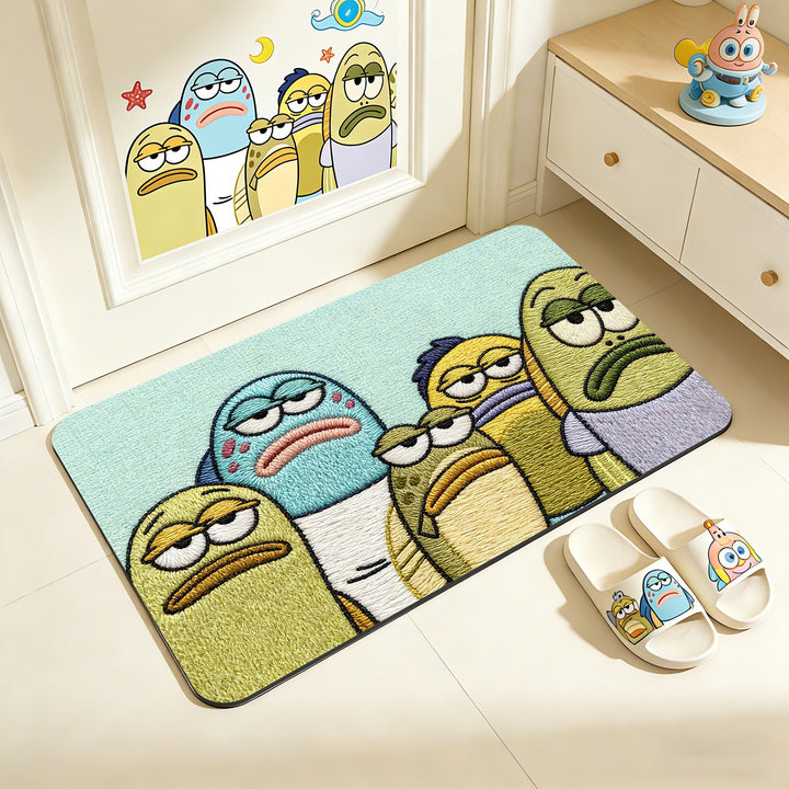Cartoon Character Non-Slip Bath Mat Kalsten