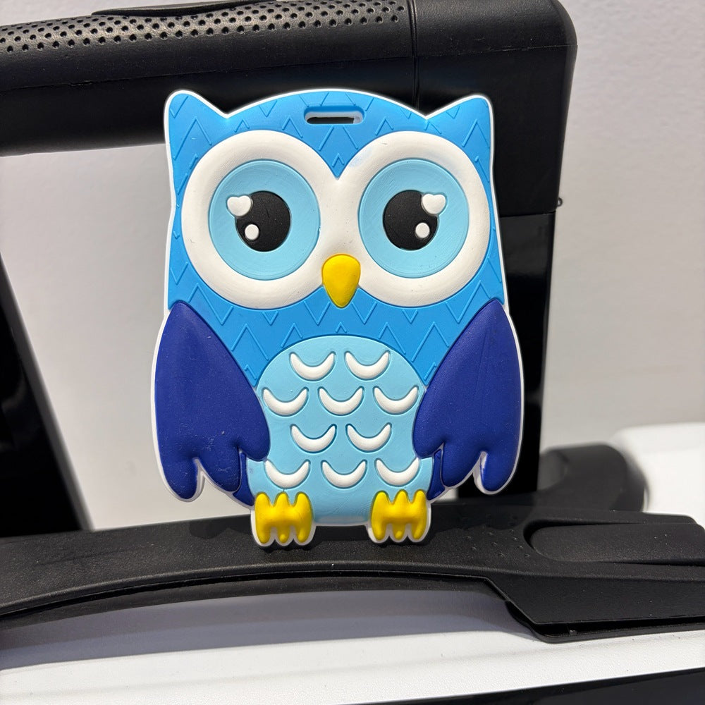 Owl-Themed Luggage Tag Kalsten