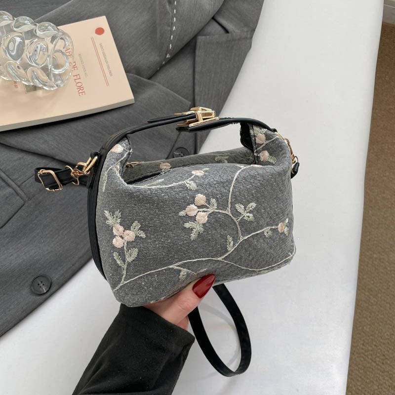 Embroidered Floral Mini Handbag Kalsten