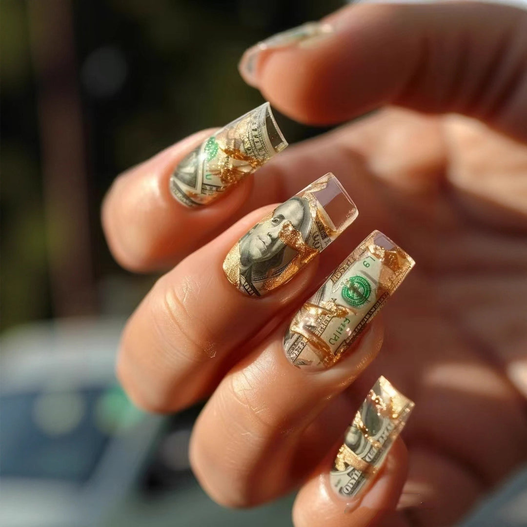 Artful Nail Extensions with Elegant Tips Kalsten