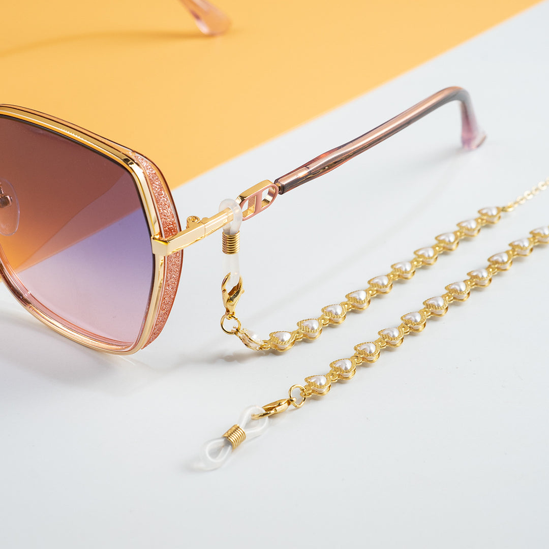 Elegant Pearl-Linked Eyewear Chain Kalsten