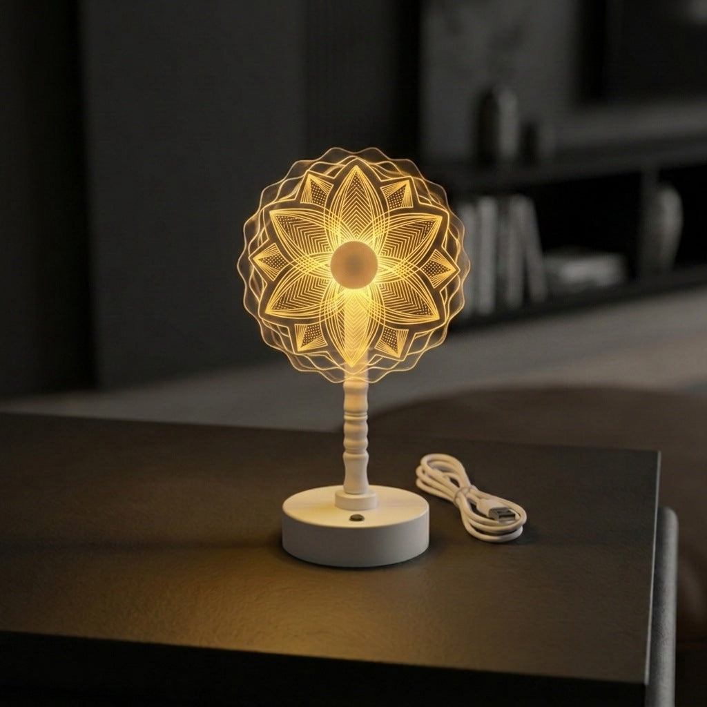 Decorative LED table lamp with modern design