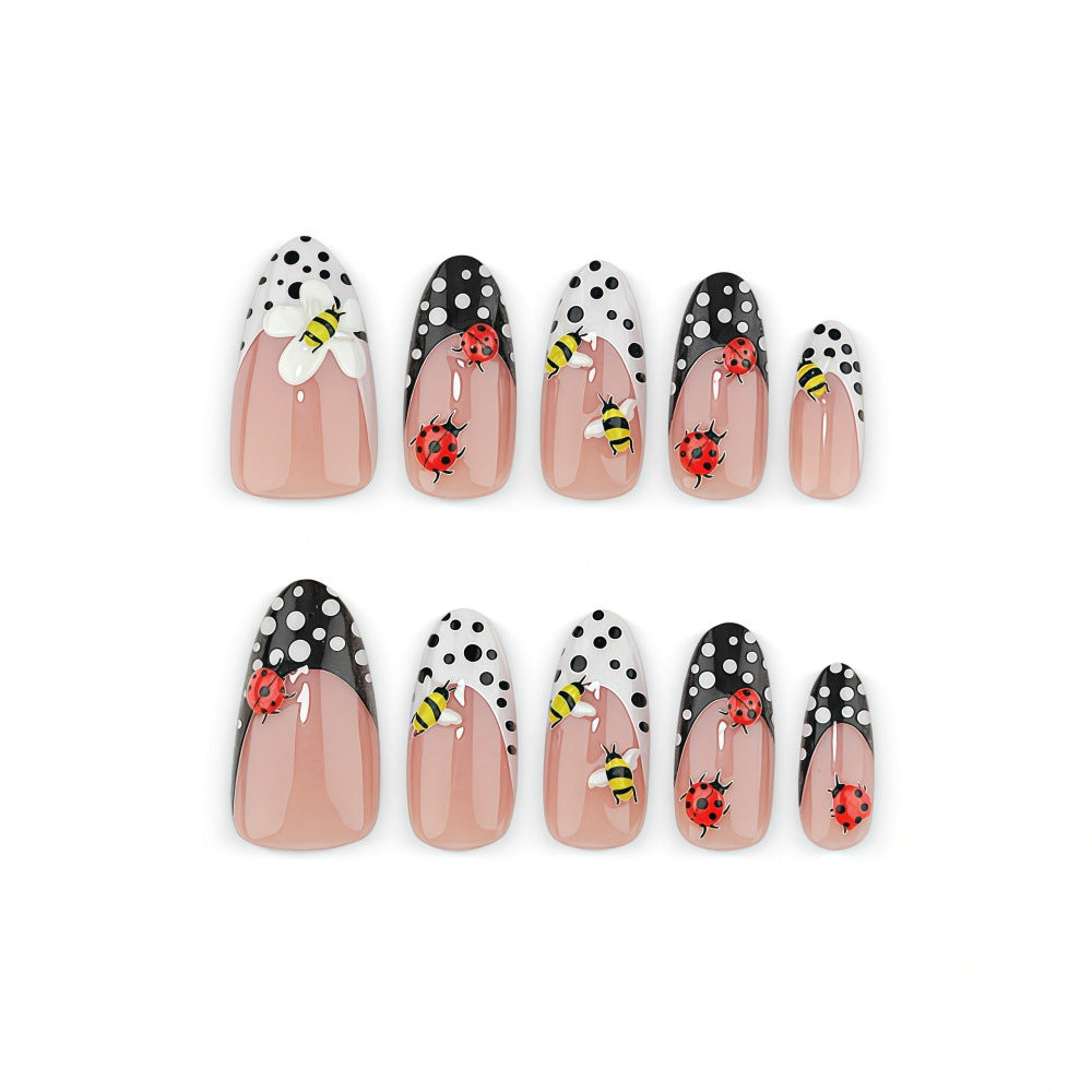 Artificial nails with cheerful animal motifs Kalsten