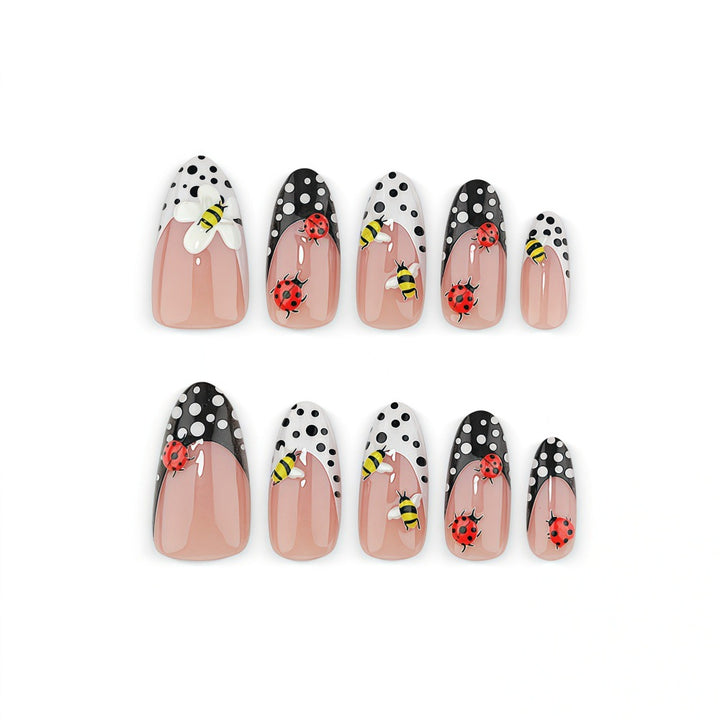 Artificial nails with cheerful animal motifs Kalsten