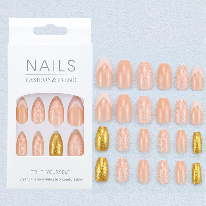 Artistic Graphic Press-On Nail Set Kalsten