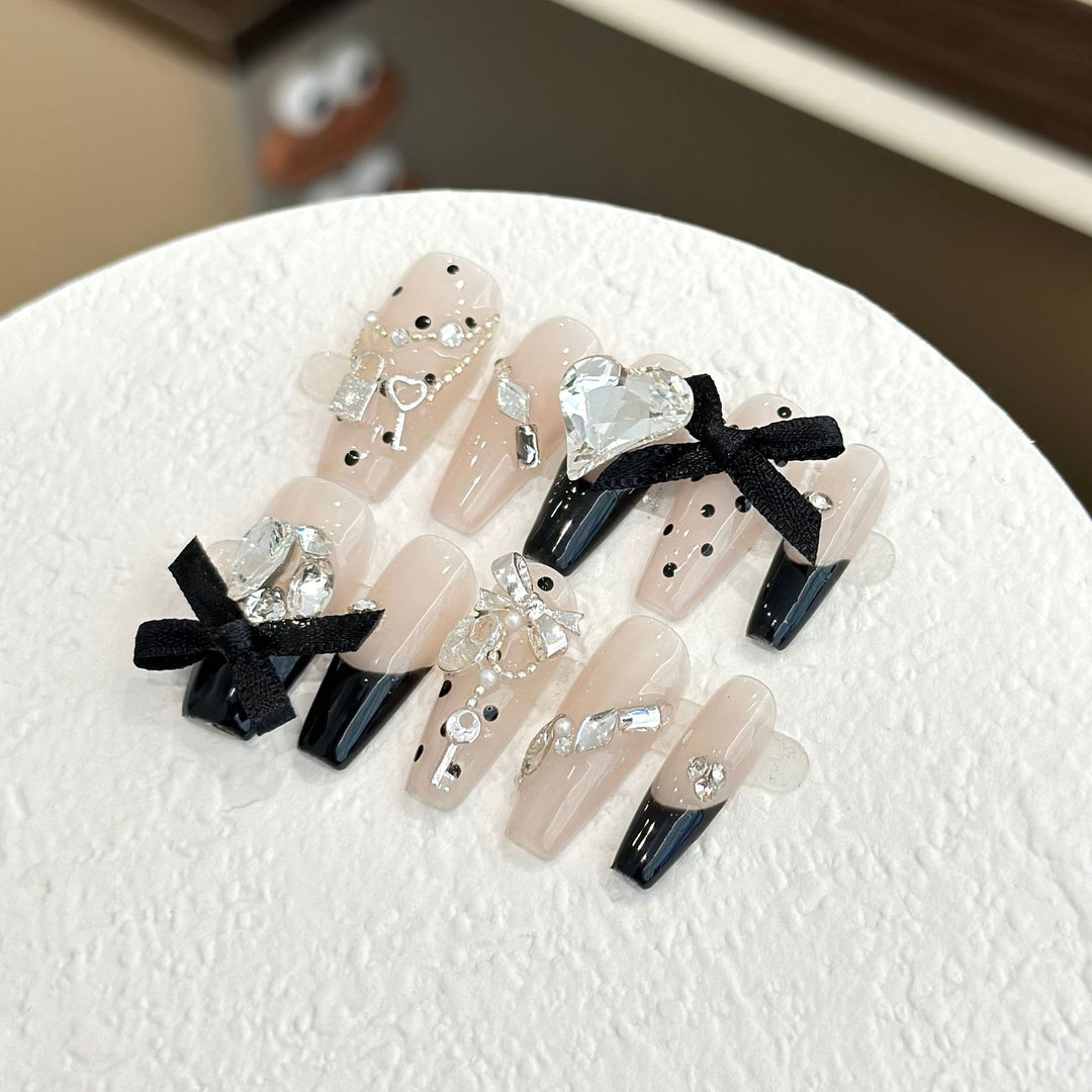Statement Decorative Press-On Nail Art