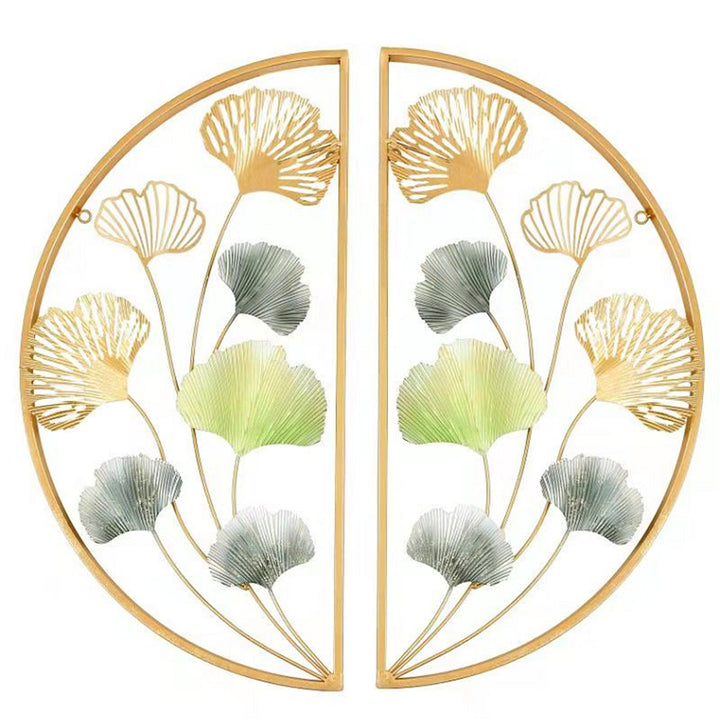 Decorative Metal Wall Art with Floral Design Kalsten