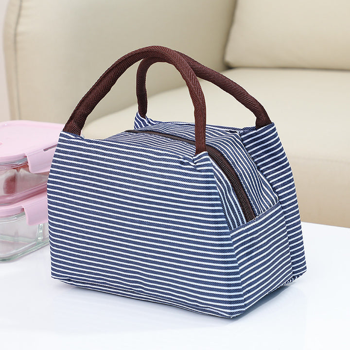 Insulated Striped Lunch Bag Kalsten