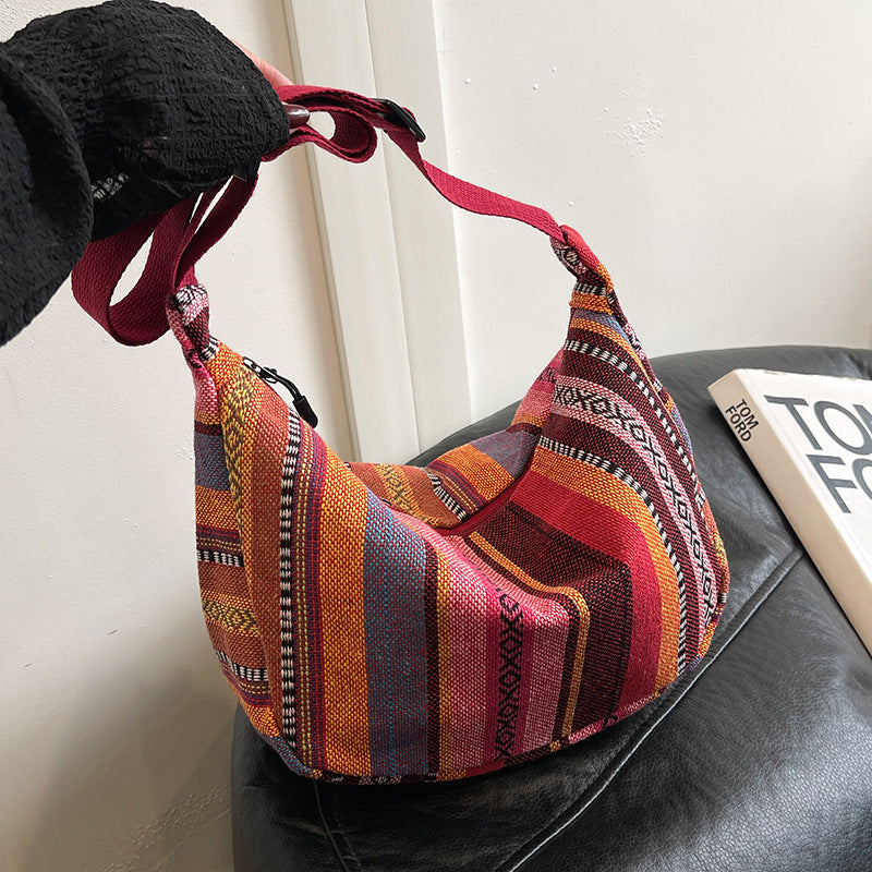 WoBohemian Ethnic Pattern Hobo Bag Kalsten